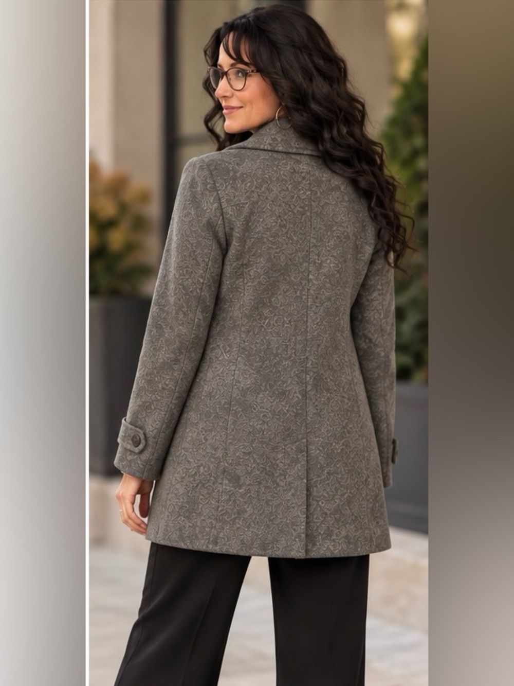 Marc New York Andrew Marc Charcoal Wool Blend Peacoat XXL - Picture 3 of 7